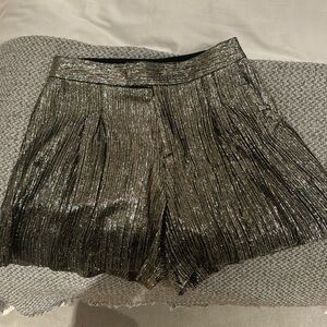 Gold/Silvery shorts